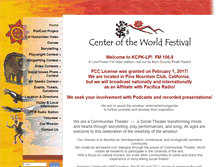 Tablet Screenshot of cowfest.org
